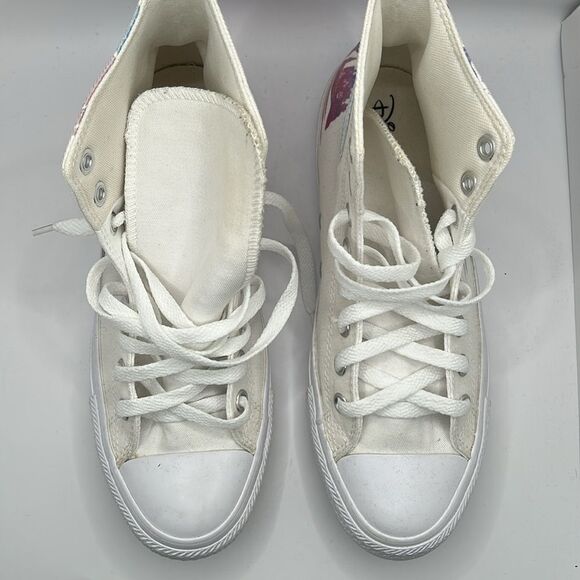 NEW Converse x Frozen 2 Chuck Taylor All Star Hi Anna Elsa Sneaker Womens Disney - Picture 4 of 10